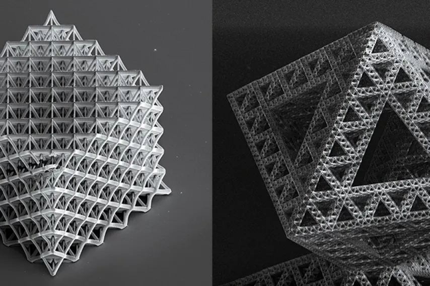 One of the first nanostructures with fractal characteristics, Julia Greer (2015)