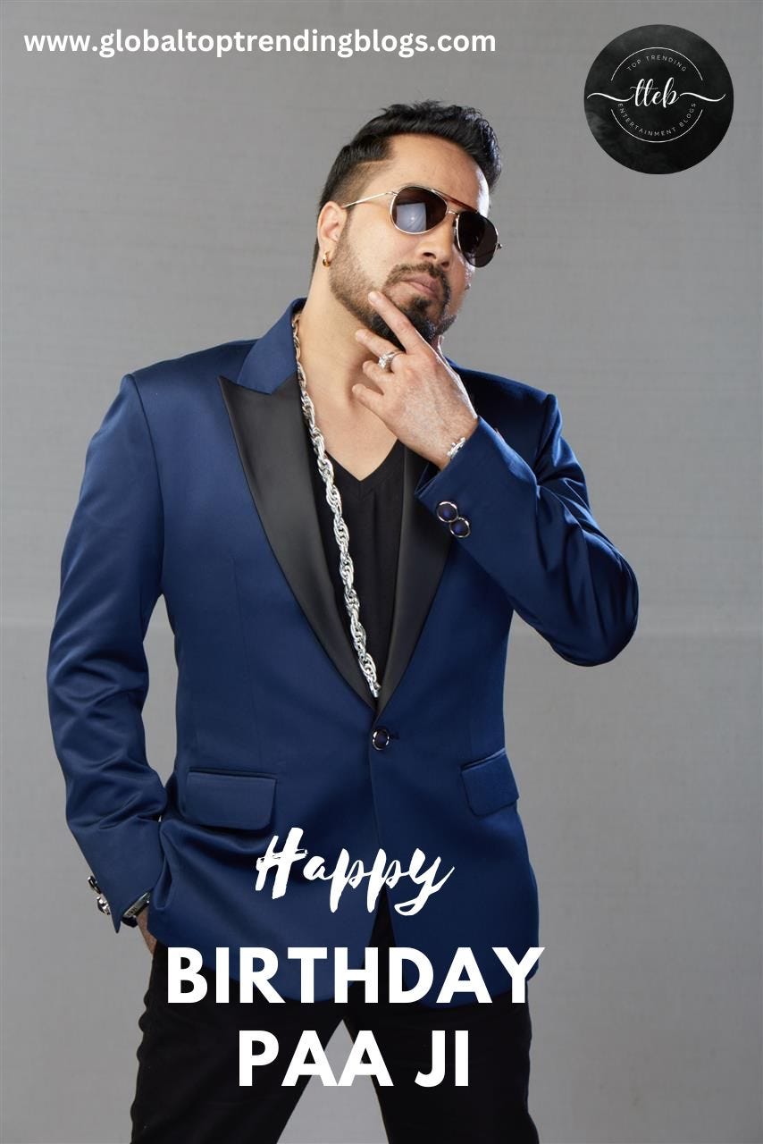 Mika Singh Turns 46. Amrik Singh, also known as Mika Singh… | by Top  Trending Entertainment Blogs | Medium