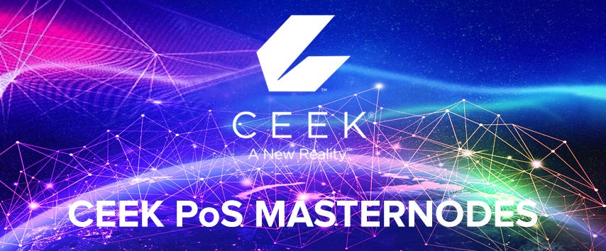 CEEK PoS Masternodes Beta is here. | by CEEK | Medium