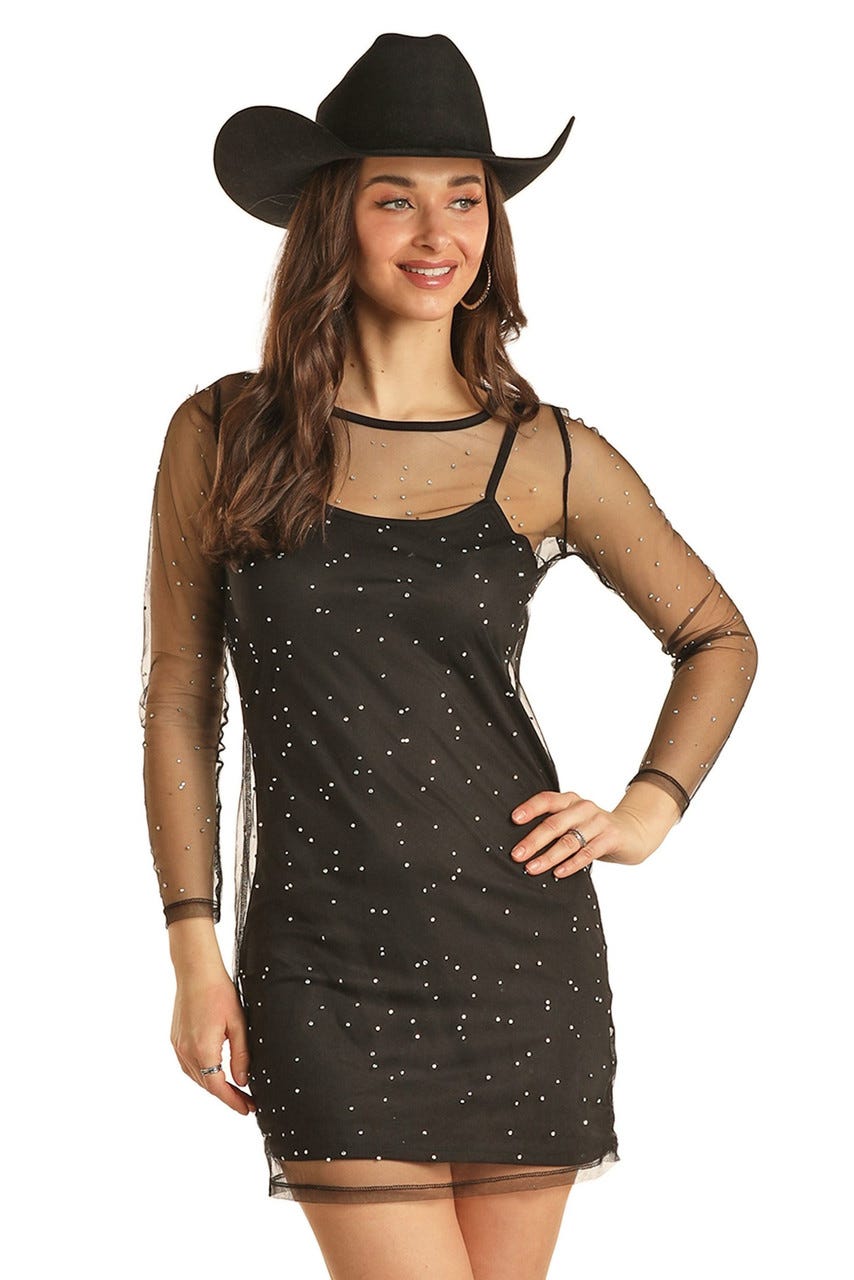 fashion-history-evolution-of-the-black-mesh-rhinestone-dress-trend