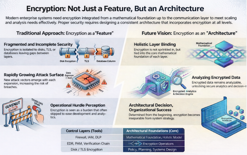 Encryption Must Be an Architecture, Not a Feature “Security is not a ...