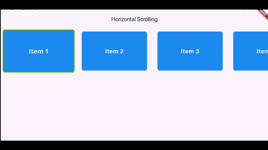 Static Focus with Vertical Or Horizontal Scroll in Flutter TV App.