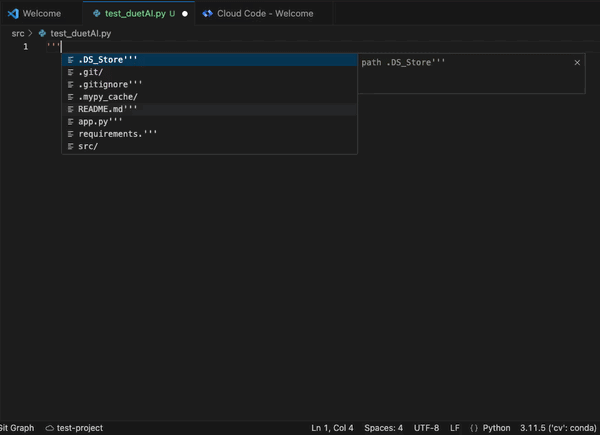 Use Google Duet AI to Auto-Generate Code and Write Tests in VS Code