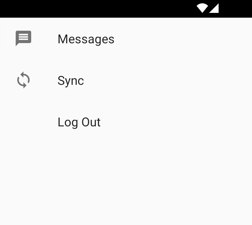 Implementation of logout option in preferences in Android app and