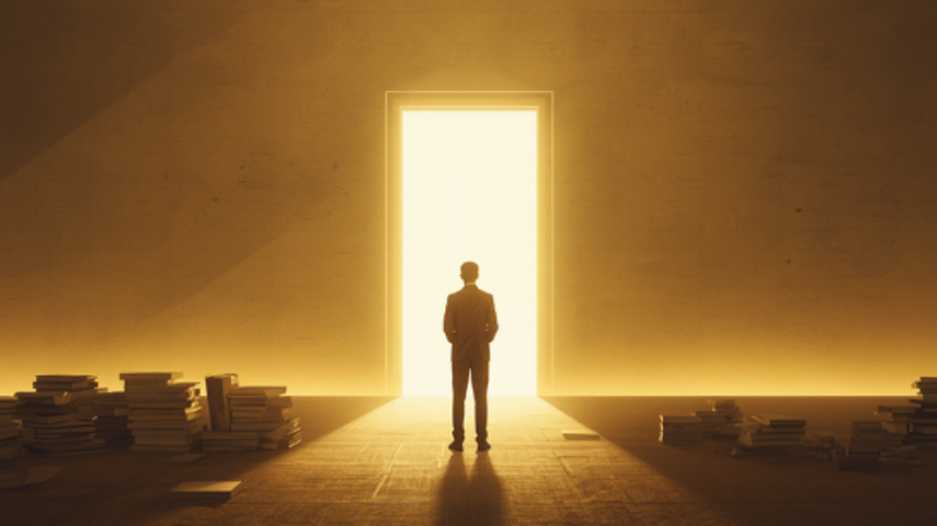 to read or to be — image AI Canva