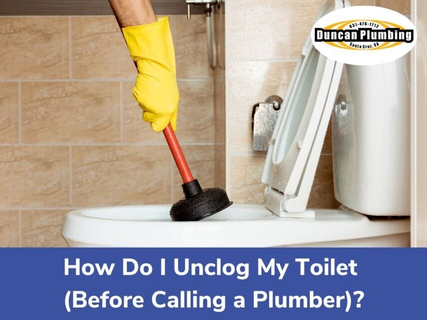 How Do I Unclog My Toilet (Before Calling a Plumber)? by Duncan
