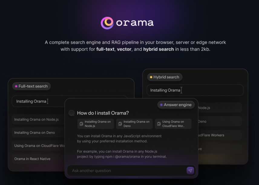 source: https://github.com/oramasearch/orama
