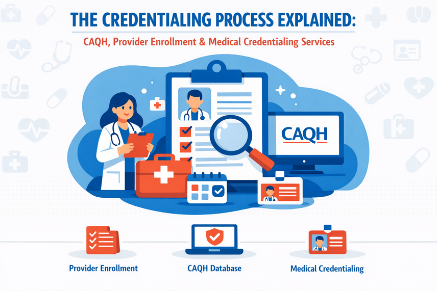 The Credentialing Process Explained: CAQH, Provider Enrollment & Medical Credentialing Services
