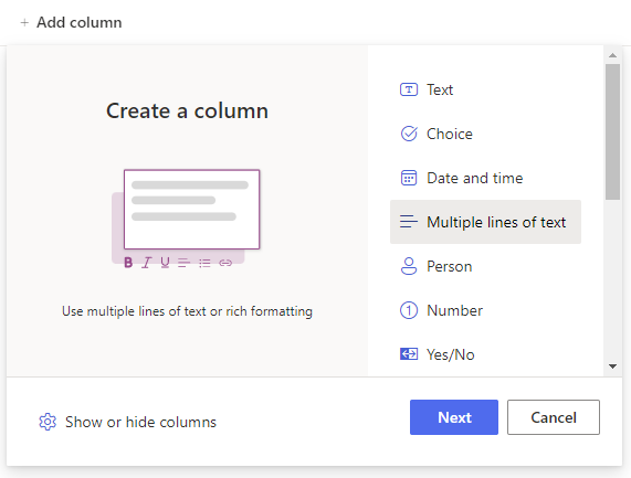 Document Library Configuration