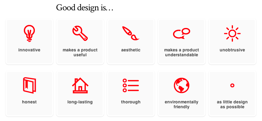 Design in Daily Life. What is good design? Dieter Rams'… | by Marta de  Pedro | Medium