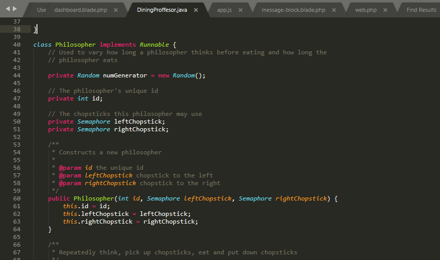 The Dining Philosophers Question — java by Janaka Edirisinghe Medium