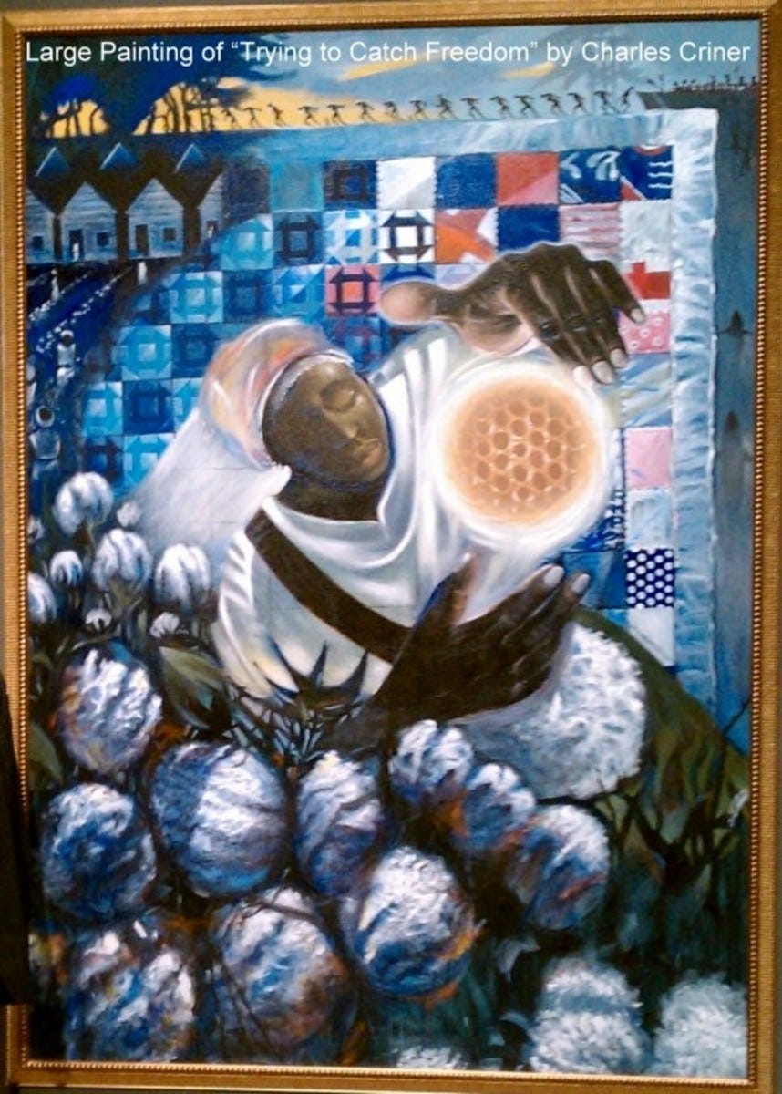 “Trying to Catch Freedom” Painting, Underground Railroad, and More
