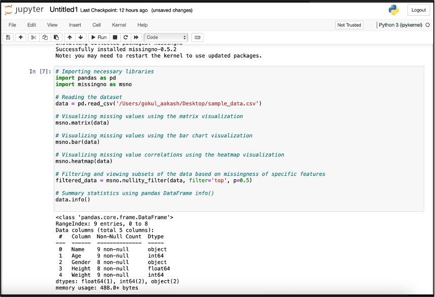 Missingno: Streamline Your Exploratory Data Analysis with Automated EDA ...