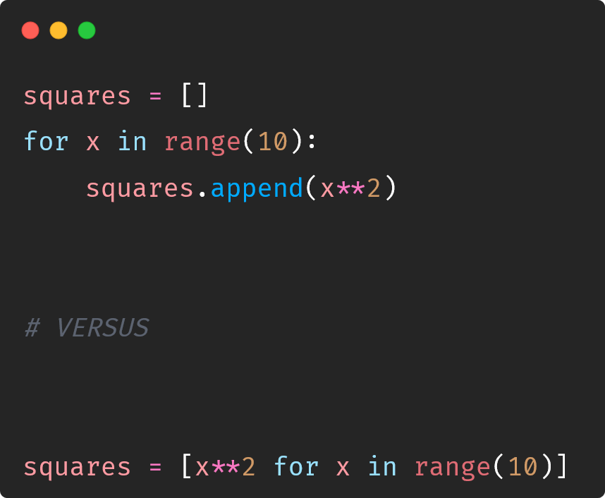Why I Do Not Like One Line List Comprehensions In Python | by Dr. Leon ...