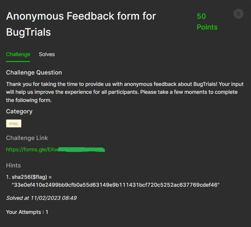 CTF BugTrials — 32 Walkthrough. Bug Base hosts a weekly CTF competition