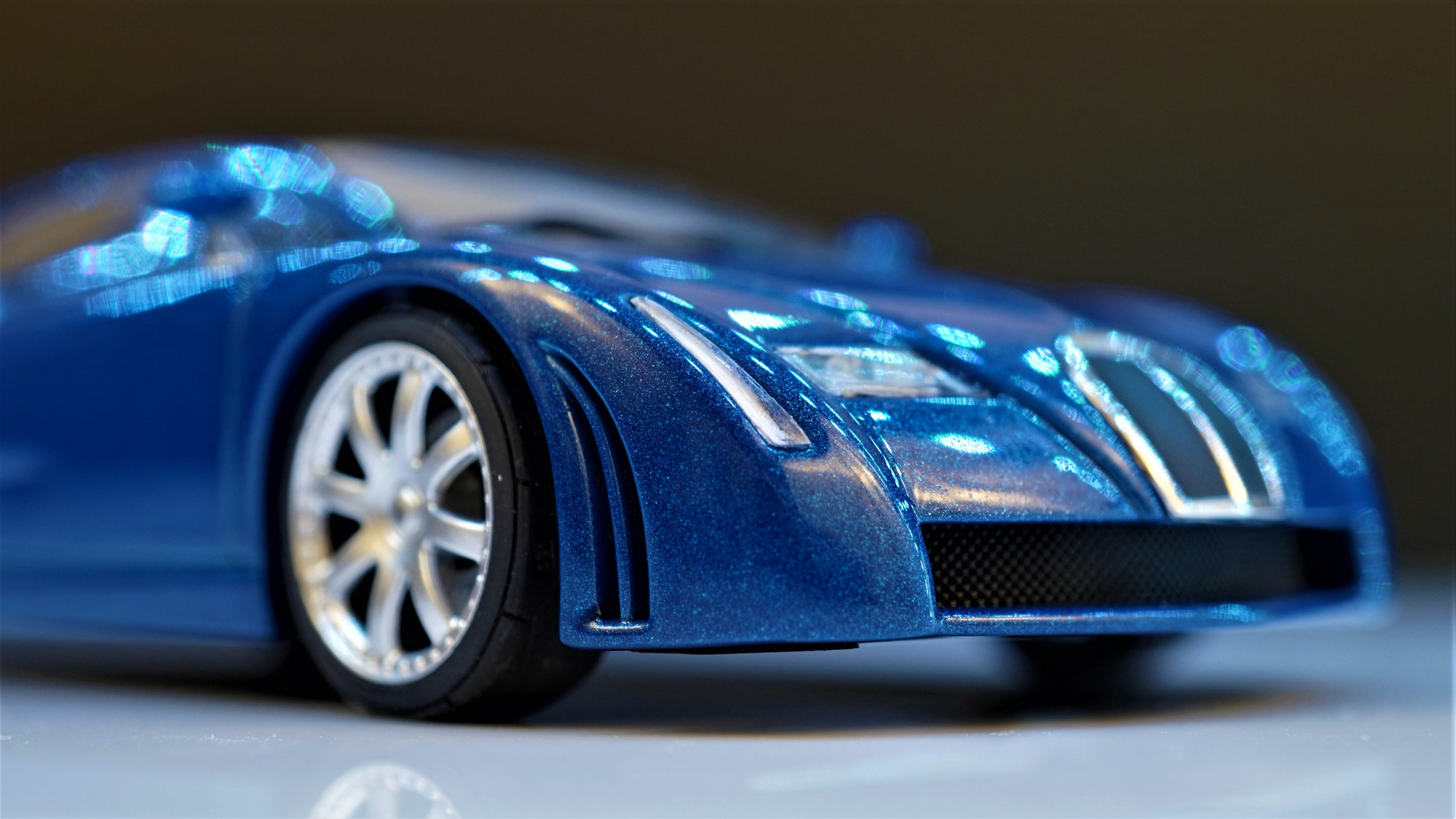 Autoart BUGATTI EB 18.3 CHIRON 1/43 希少品！ Bugatti Chiron EB 18.3 Blue 1/43 Diecast Model Car by