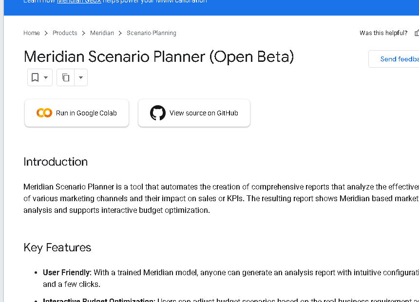 Figure 2. Proof of operating detail: The cited source, Meridian Scenario Planner documentation, gives the article the implementation surface teams must design around. Source: Google