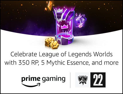 Prime Gaming Presents: League of Legends Worlds 2022