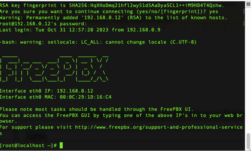 Memblokir Panggilan antar SIP Extention — FreePBX