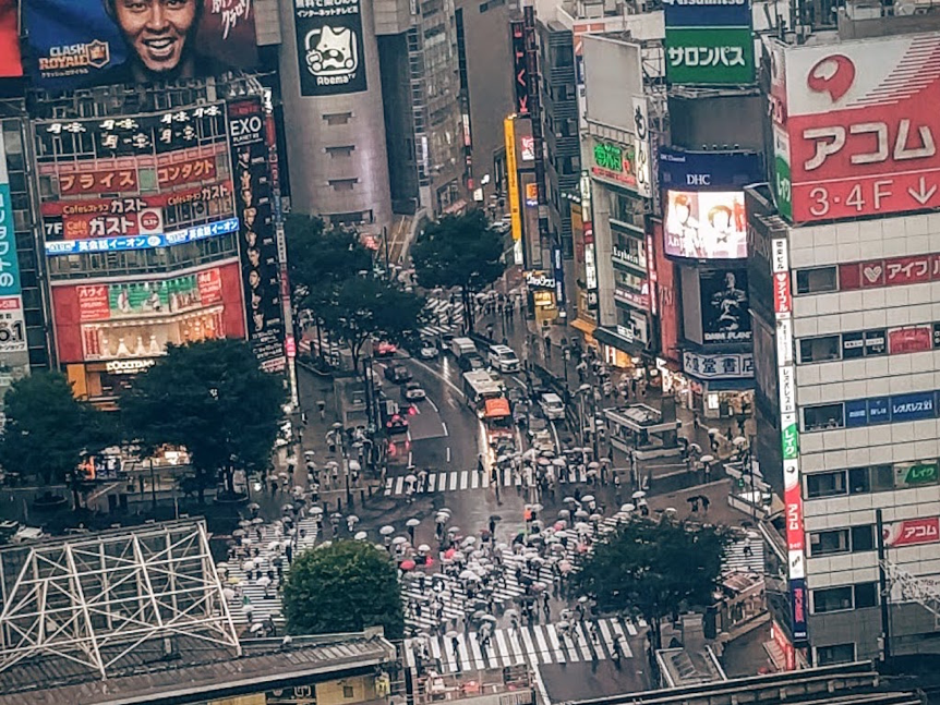 Shibuya Scramble Crossing. Written in 2016/10/11, Pittsburgh | by Yunting  Liu | Medium