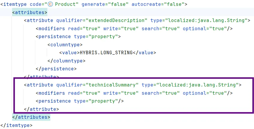 Altering the Database Column Size of an Existing Item Type Attribute