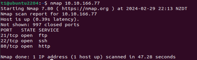 nmap scan