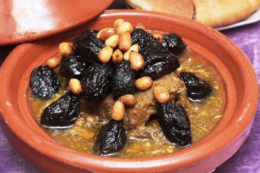 Moroccan Meat Tagine with Prunes: A Sweet and Savory Delight