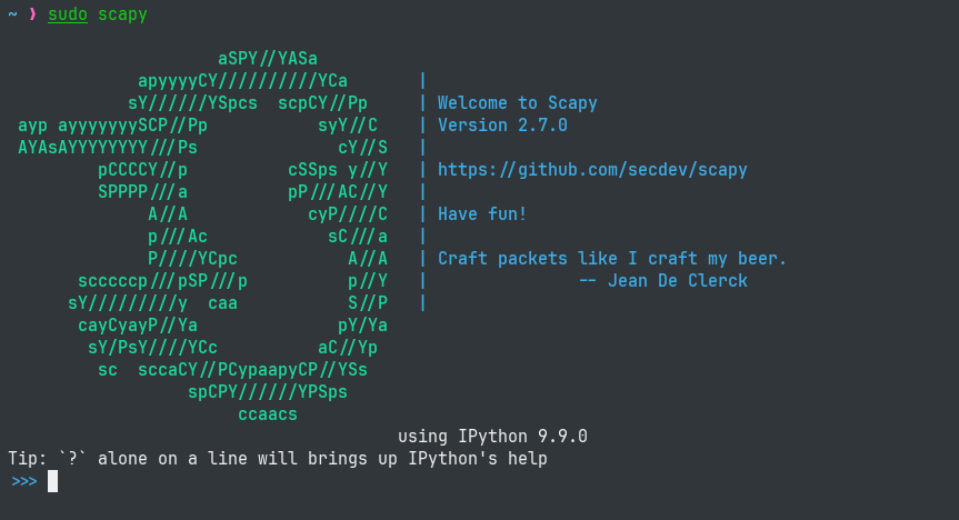 Scapy 101 — Bir Etik Hacker’ın Gözünden Ağ Paketleri