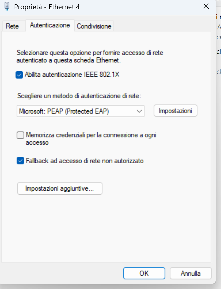 Where does Windows store NAC credentials?
