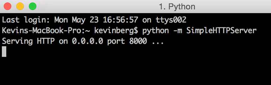 I Love Python's Simple HTTP Server | by Kevin Berg | Medium