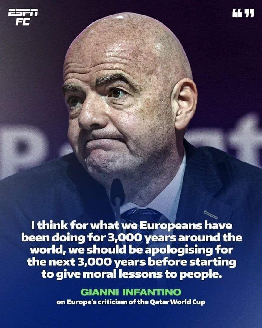  Infantino Speaks Before We Europeans Try To Teach 