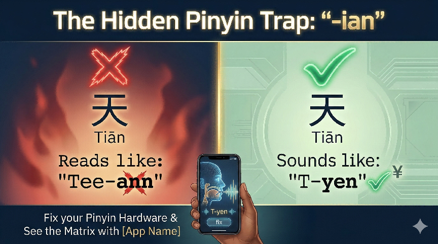 Stop Saying “Tee-an”: The Hidden Pronunciation Trap in Pinyin