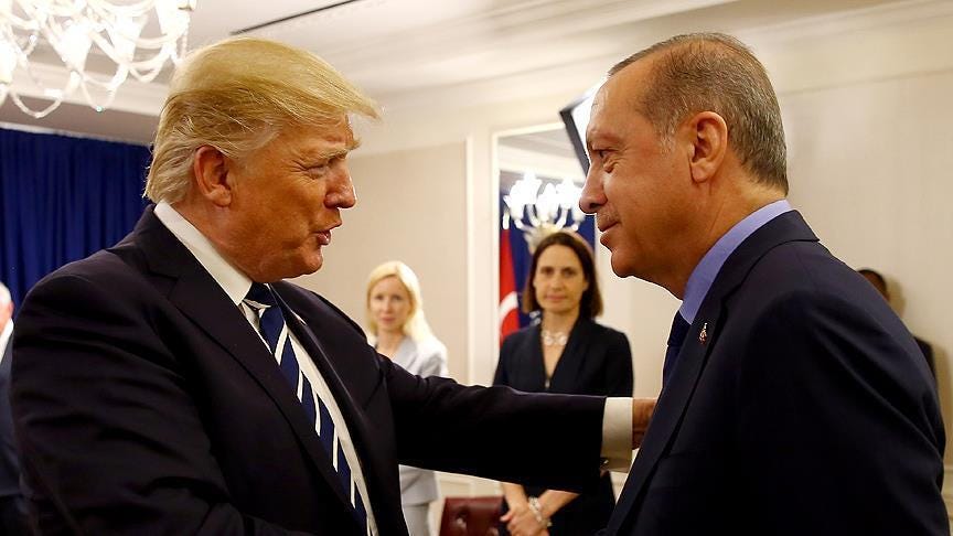 Trump and Erdogan — Anadolu Agency