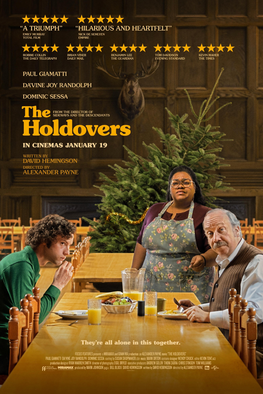 The Holdovers, a review. The Holdover is the Christmas movie… by