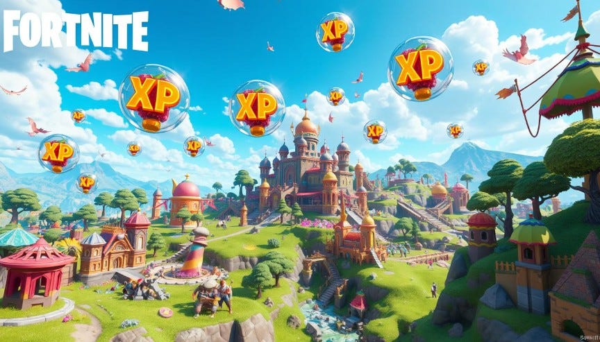 850k XP Per Minute with New AFK Map in Fortnite