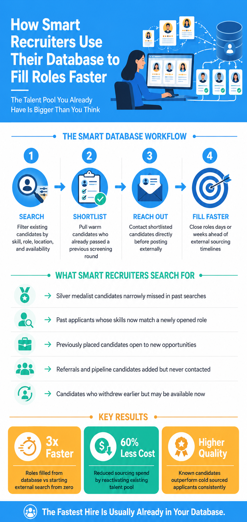 How Smart Recruiters Use Their Database to Fill Roles Faster