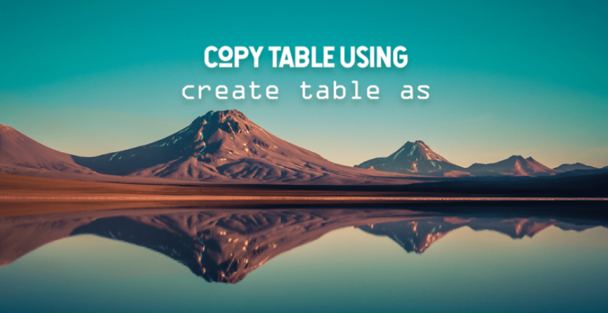 How to Create One Table From Another Existing Table in SQL | by Nidhi ...