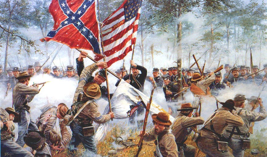 Guerra Civil Americana (Guerra de Secessão) - História do Mundo