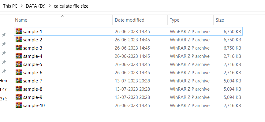 Divide Files/Zip files based on there sizes | by Vijay Kulthe | Medium