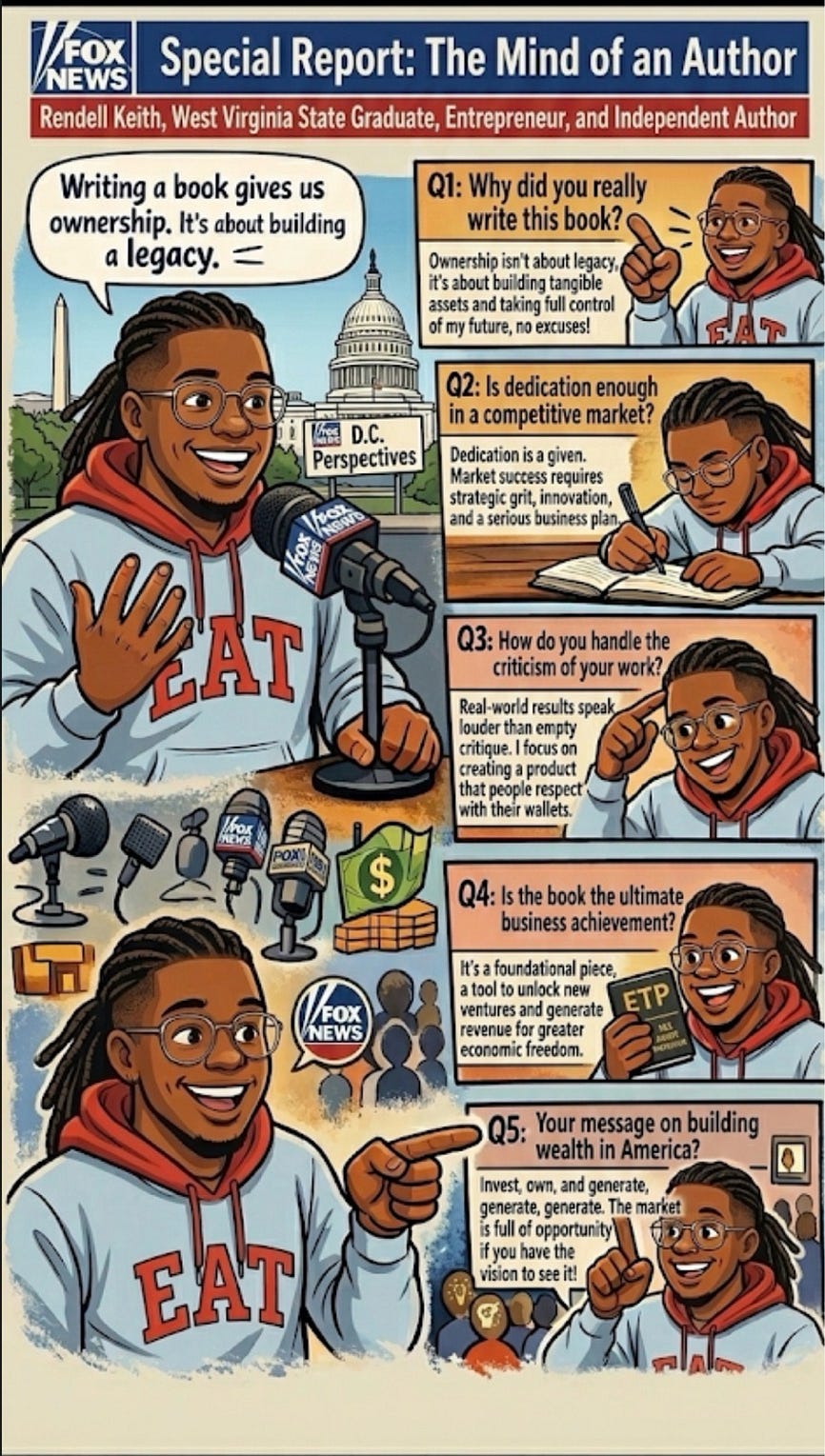 FOX Interview Feature: Rendell Keith — Entrepreneur & First-Time Author ...