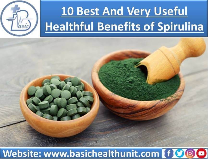 10 Best And Very Useful Healthful Benefits of Spirulina by Muhammad