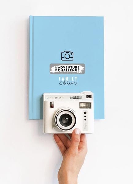 Couples & Family Editions Camera Bundle | 50 Scratch-Off Adventure Activities & Instant Camera | The Adventure Challenge