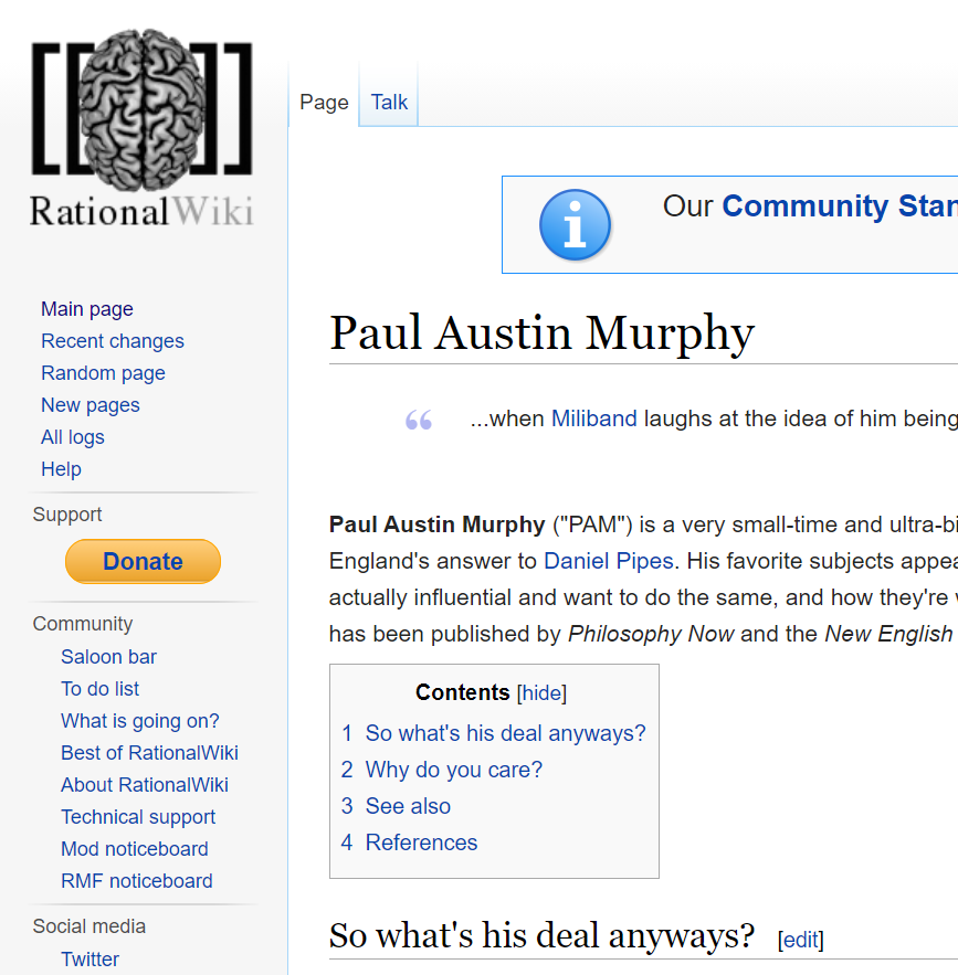 RationalWiki on Paul Austin Murphy | by Paul Austin Murphy | Medium