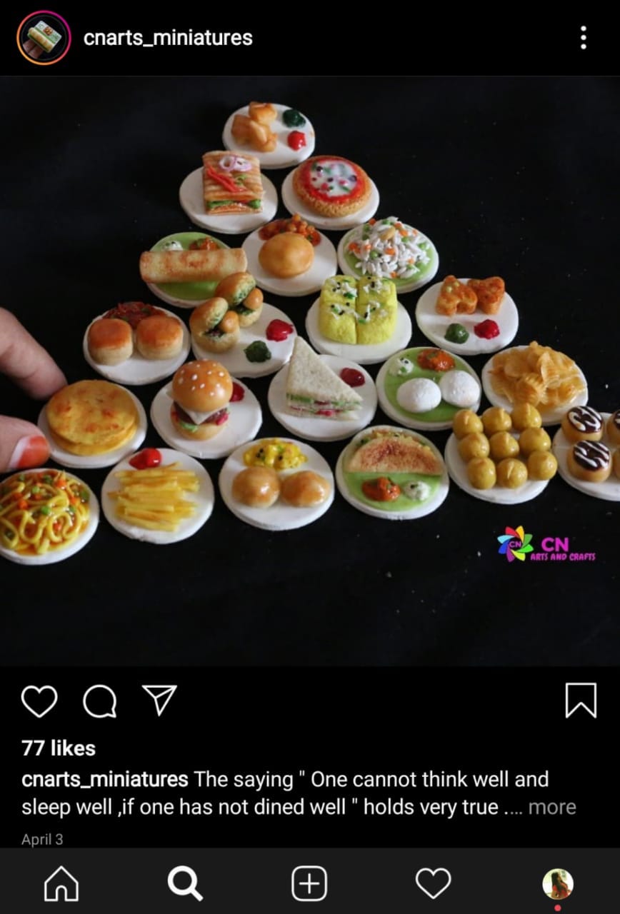 Clay artists and mother-daughter duo boost the tiny food concept with their  food miniature skills | by Garima Batra | Medium