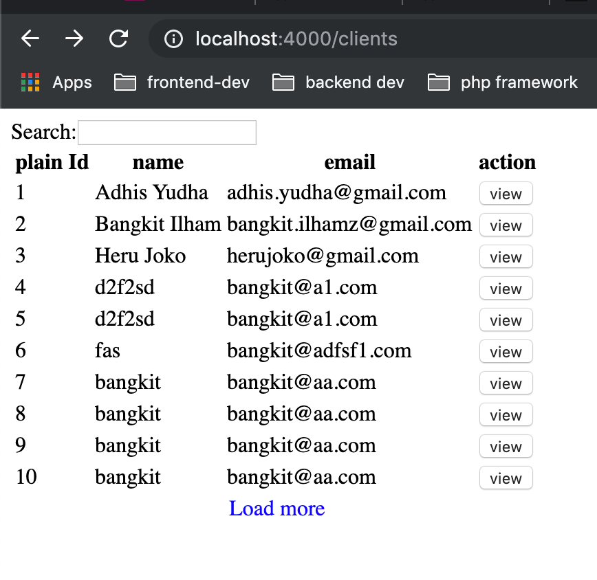 Build frontend page using relayJS and GraphQL server by Bangkit