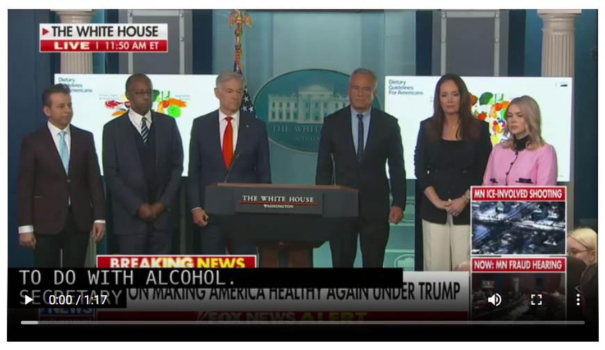 Dr. Oz Weighs in on the Administration’s New Alcohol Guidelines