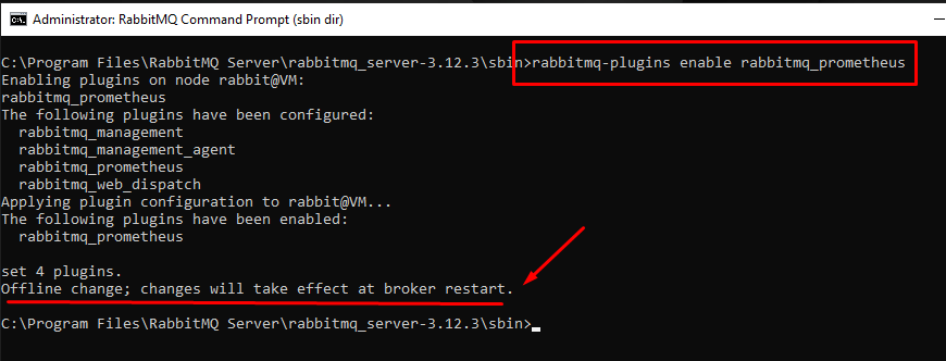 rabbitmq-plugins enable rabbitmq_prometheus