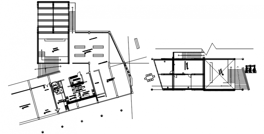 AUTOCAD DRAWING OF COMMUNAL CENTER FLOOR PLANS