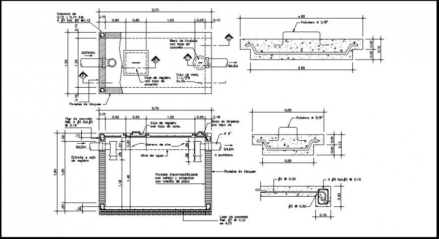 FOUNDATION SECTIONAL DETAILS. Foundation sectional detail model file ...