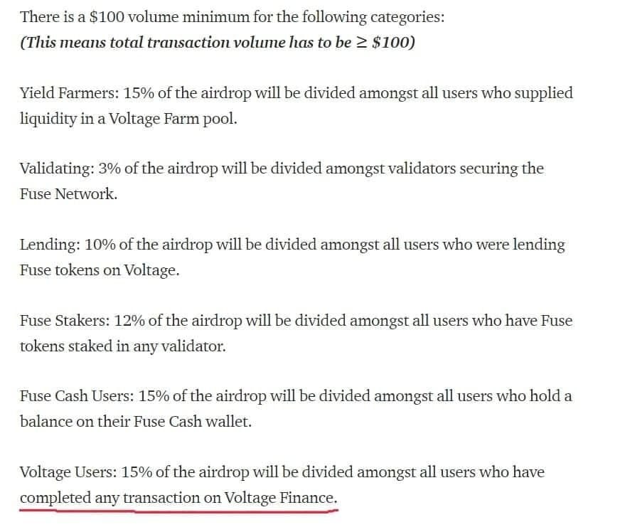 Potential Airdrop From Fuse.fi Network ( VOLT ) So Let’s Swap